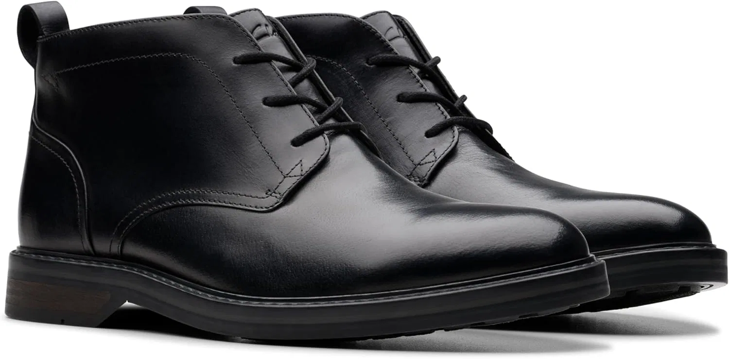 Мужские ботинки Clarks Aldwin ChukkaChukka, черный/черный — фото 4