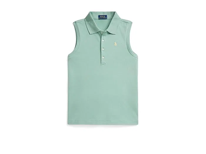 Детская безрукавка-поло Stretch Mesh Polo Ralph Lauren Kids, Celadon