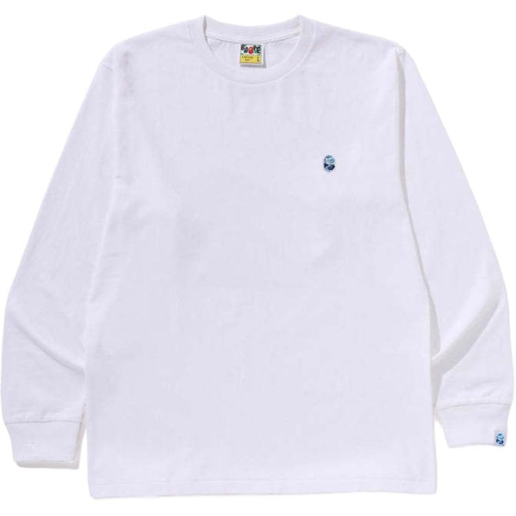 

Bape Abc Camo One Point лонгслив A BATHING APE, белый