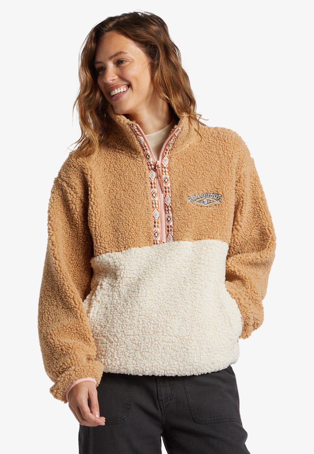 

Флисовый джемпер Billabong, бежевый