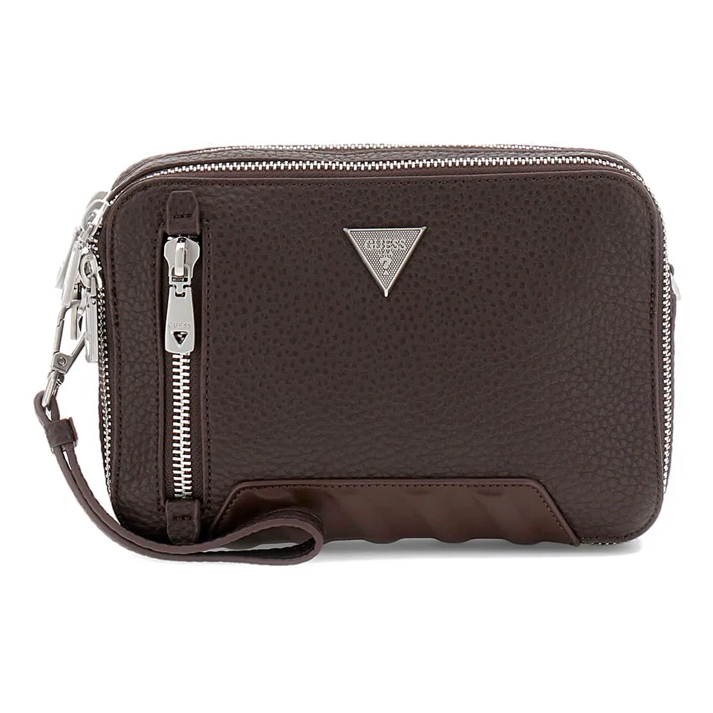 

Сумка кросс-боди Guess Torino Camera Double, коричневый