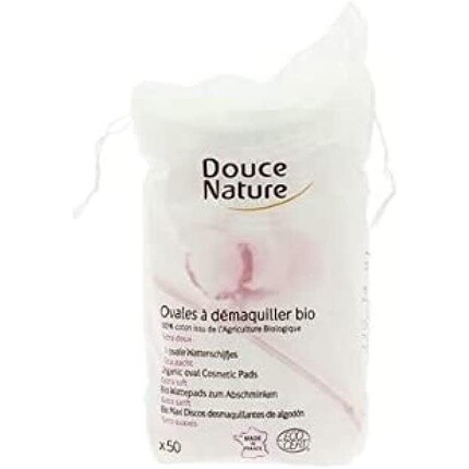 

Органические подушечки для снятия макияжа Douce Nature, 50 шт.