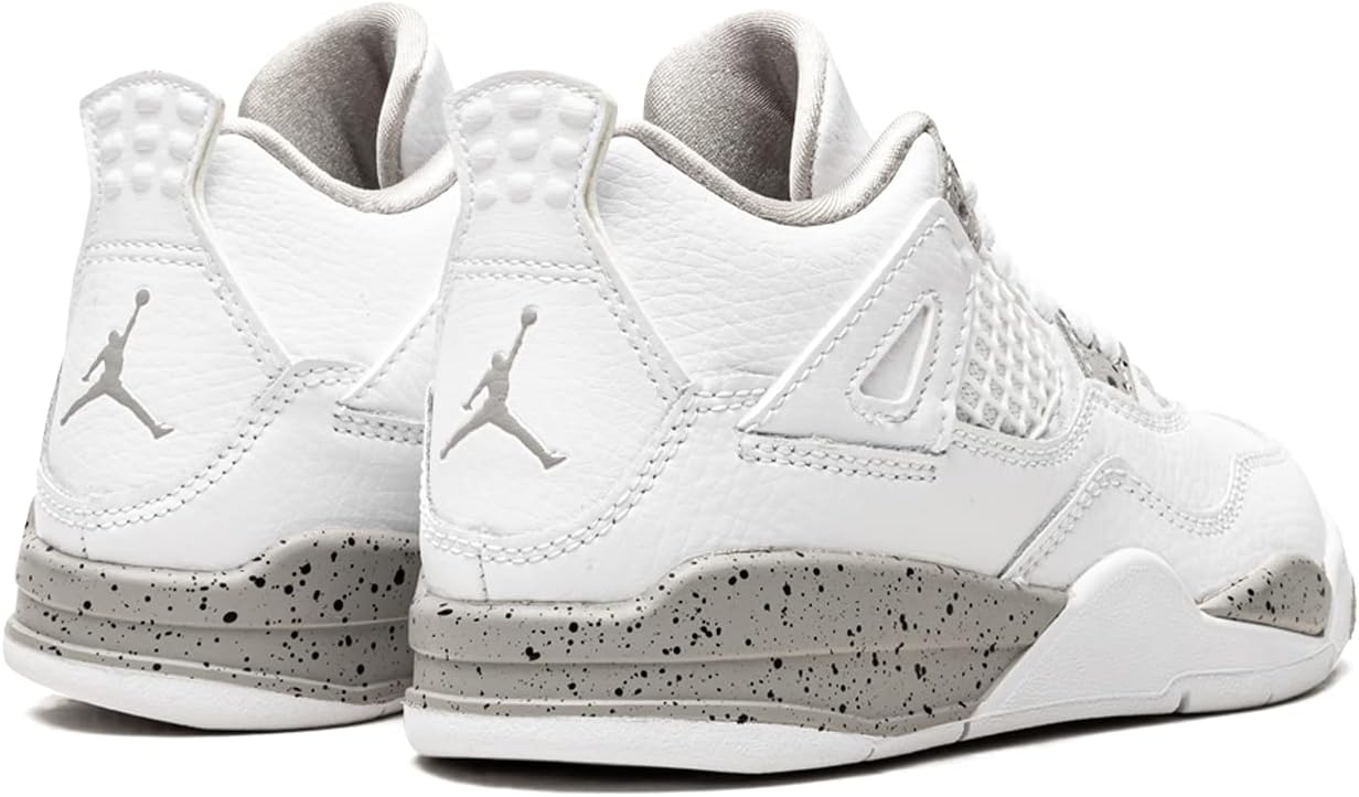 Мужские кроссовки Nike Jordan 4 Retro, размер, белый/черный/красный/серый — фото 3