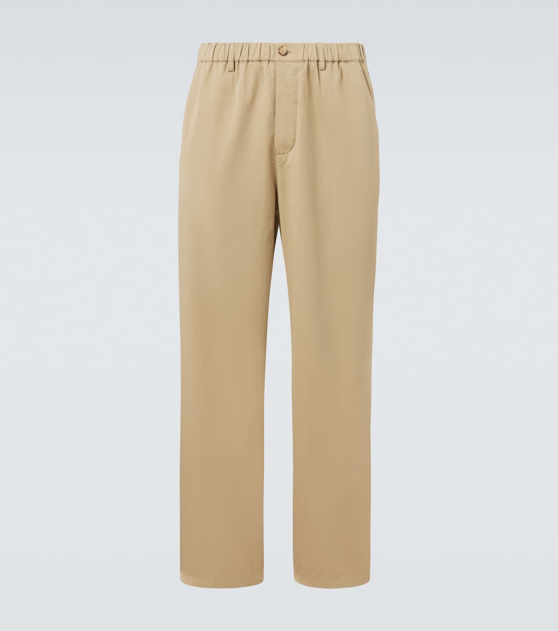 

Хлопковые прямые брюки Frame, Oxford Beige