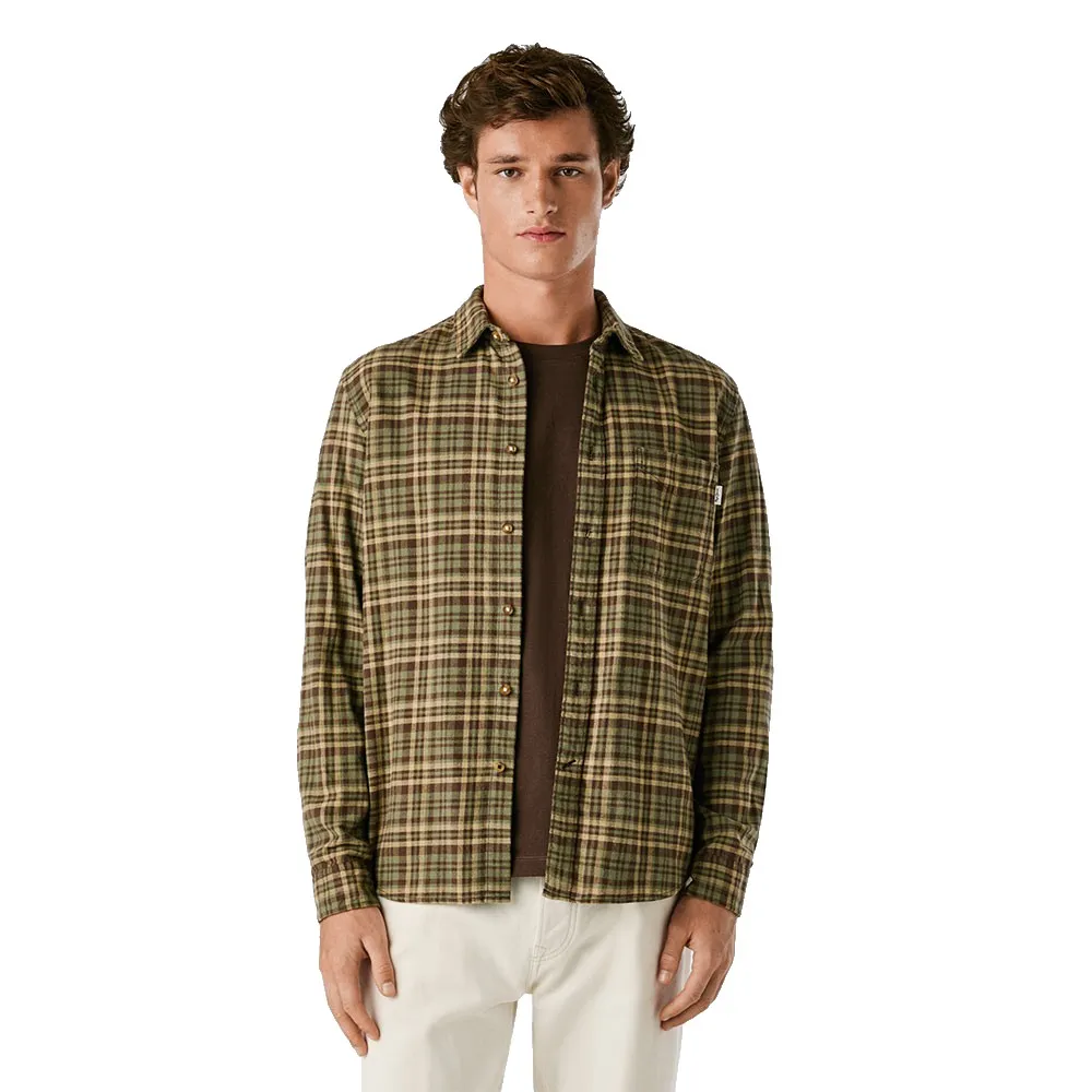 

Рубашка с длинным рукавом Pepe Jeans Crownley, зеленый