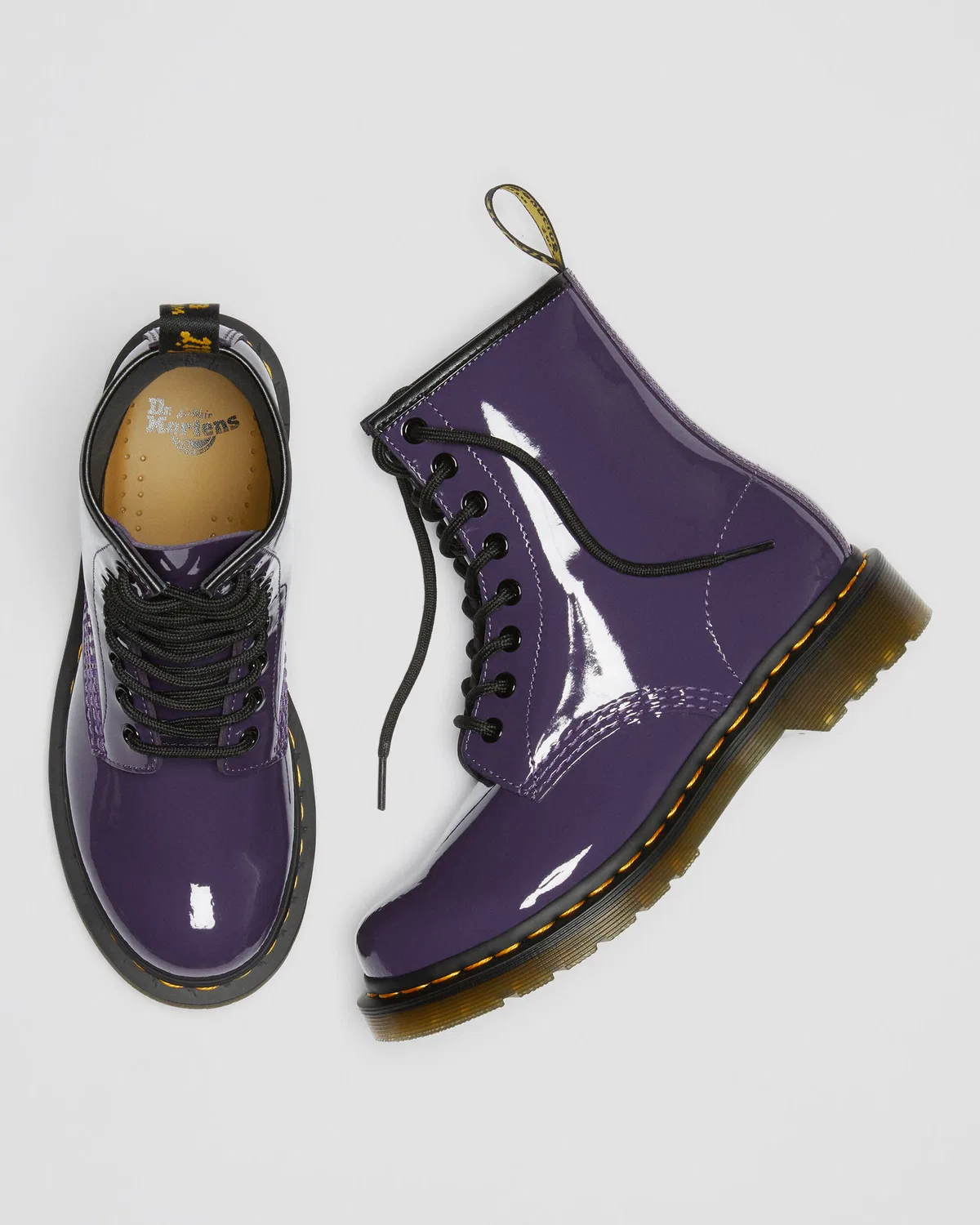 Мужские ботинки Dr. Martens 1460 W, фиолетовые — фото 4
