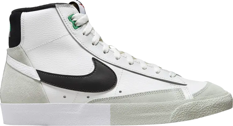 

Кроссовки Blazer Mid '77 SE 'Split - White Black', белый, Серый, Кроссовки Blazer Mid '77 SE 'Split - White Black', белый