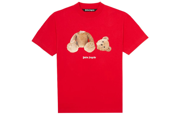 

Футболка мужская красная PALM ANGELS
