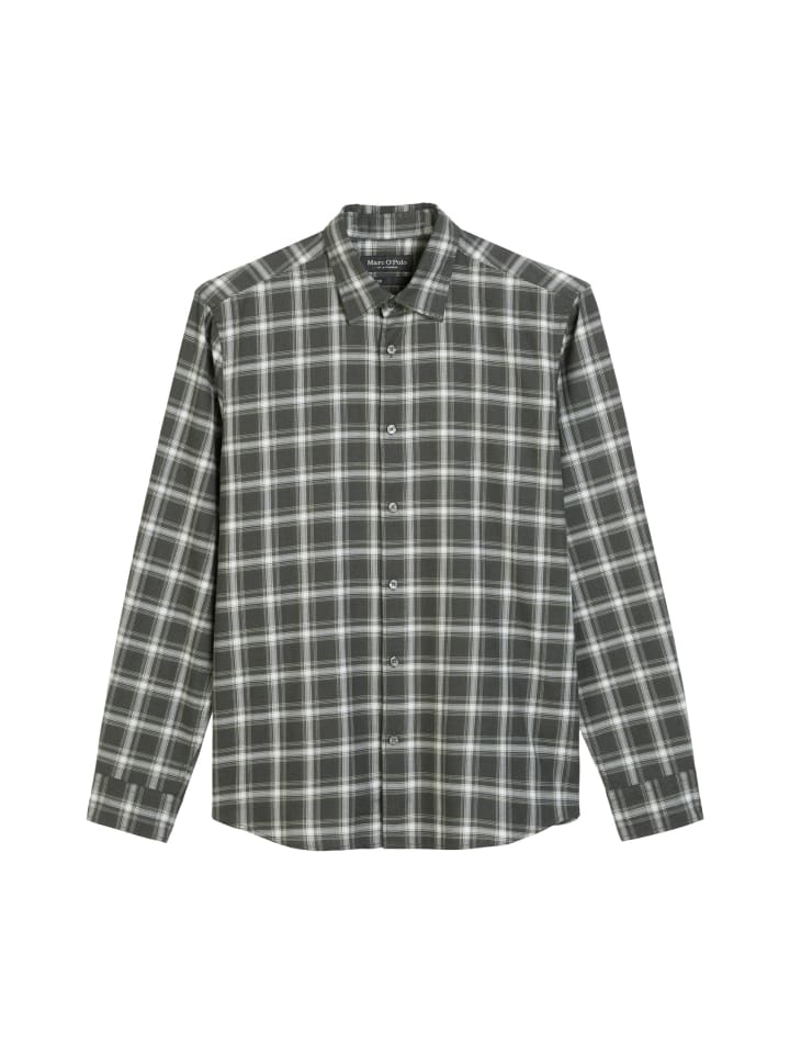 

Marc O'Polo Обычная рубашка темно-зеленого цвета