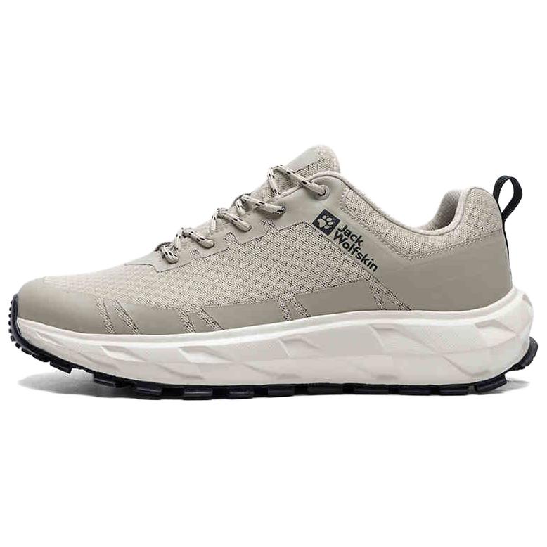 

JACK WOLFSKIN Амортизирующие, износостойкие низкие походные кроссовки HIKE VENTURA, мужские, цвет "Seal", белые