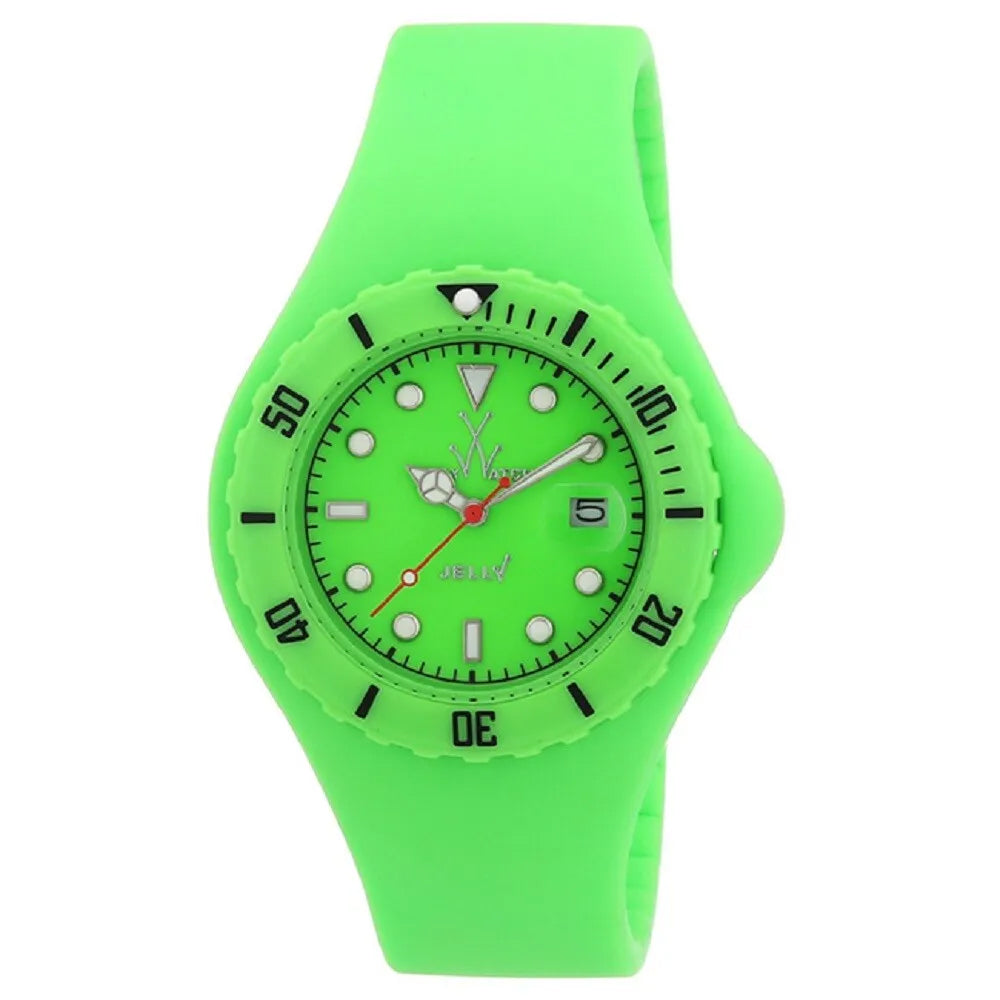 

Игрушечные часы женские с циферблатом из желе-зеленого цвета Toy Watch