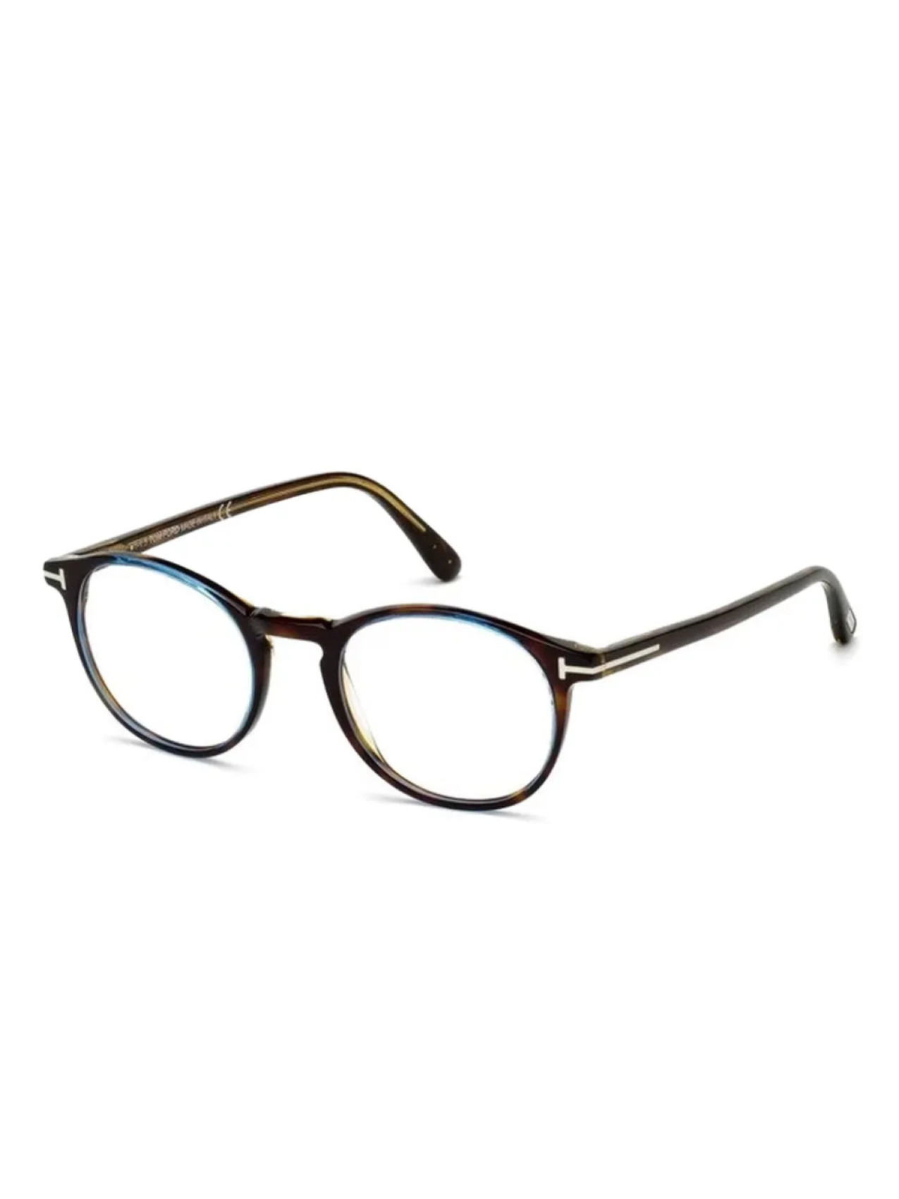 

TOM FORD Eyewear очки в круглой оправе, коричневый