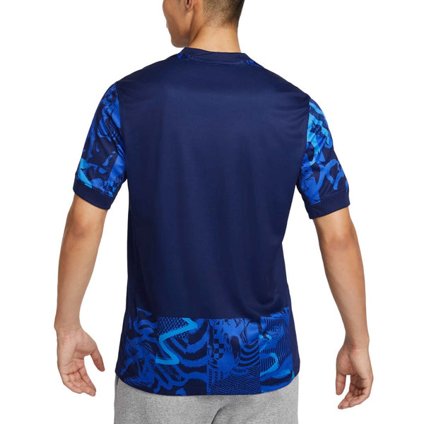 Спортивная футболка dri-fit atletico madrid 2024/25 stadium third football replica jesrey 'blue pink' Nike, синий — фото 2