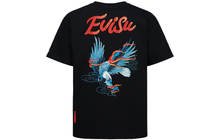 

Футболка мужская черная Evisu, черный