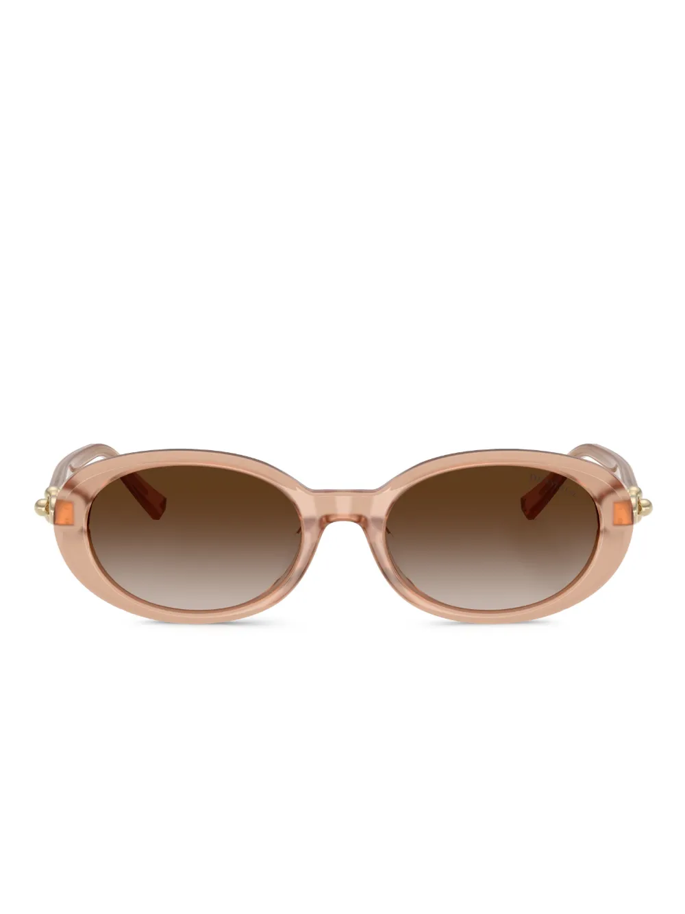

Солнцезащитные очки в овальной оправе Tiffany & Co Eyewear, розовый