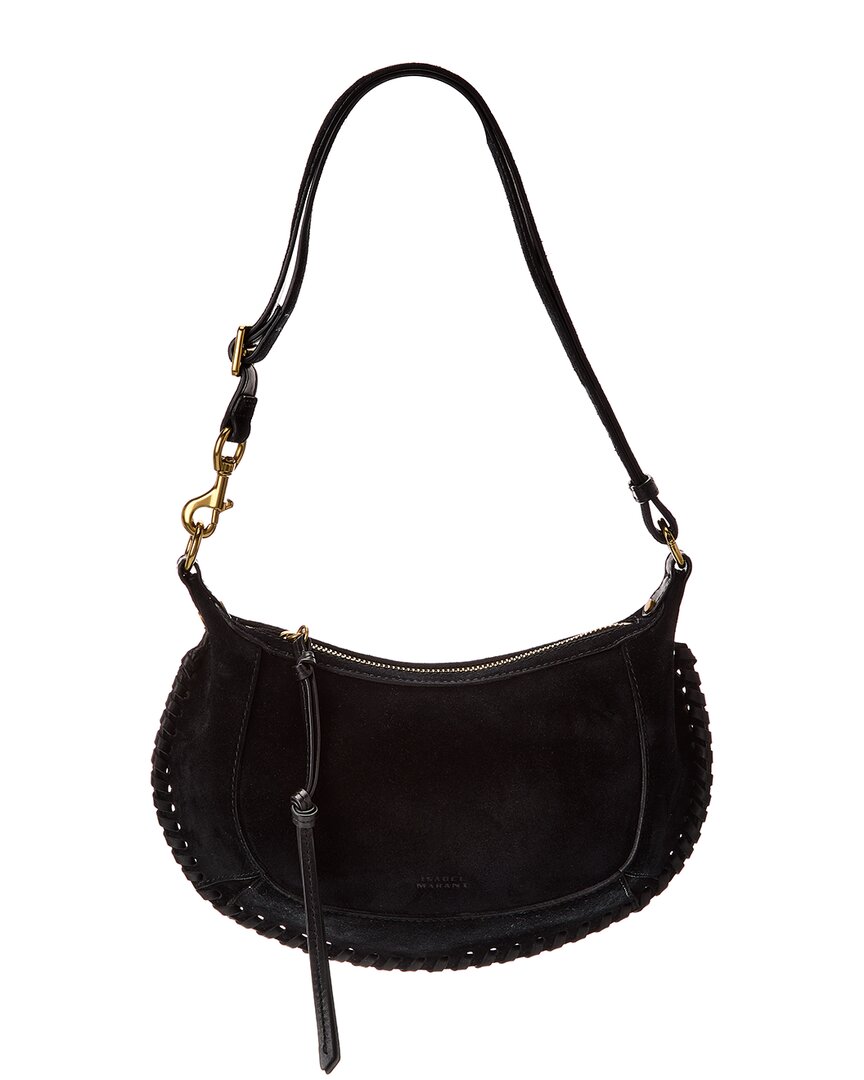 

Сумка через плечо Isabel Marant Oskan Moon из замши, черный
