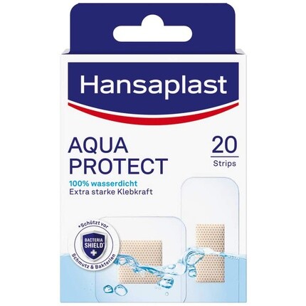 

Водостойкие пластыри Hansaplast Aqua Protect, 20 полосок