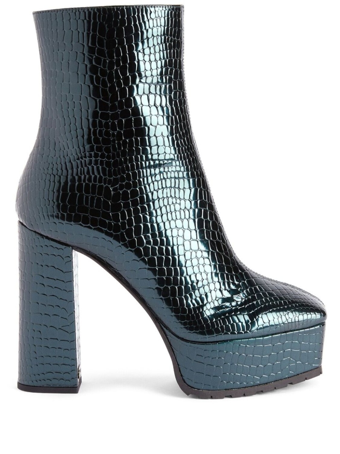 

Giuseppe Zanotti ботильоны Morgana 120 с тиснением под кожу крокодила, зеленый