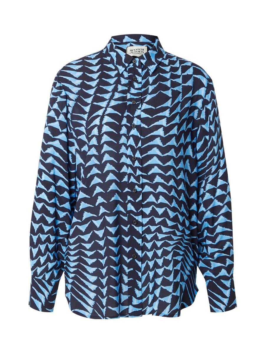 

Блуза SCOTCH & SODA, цвет marine blue/Azure