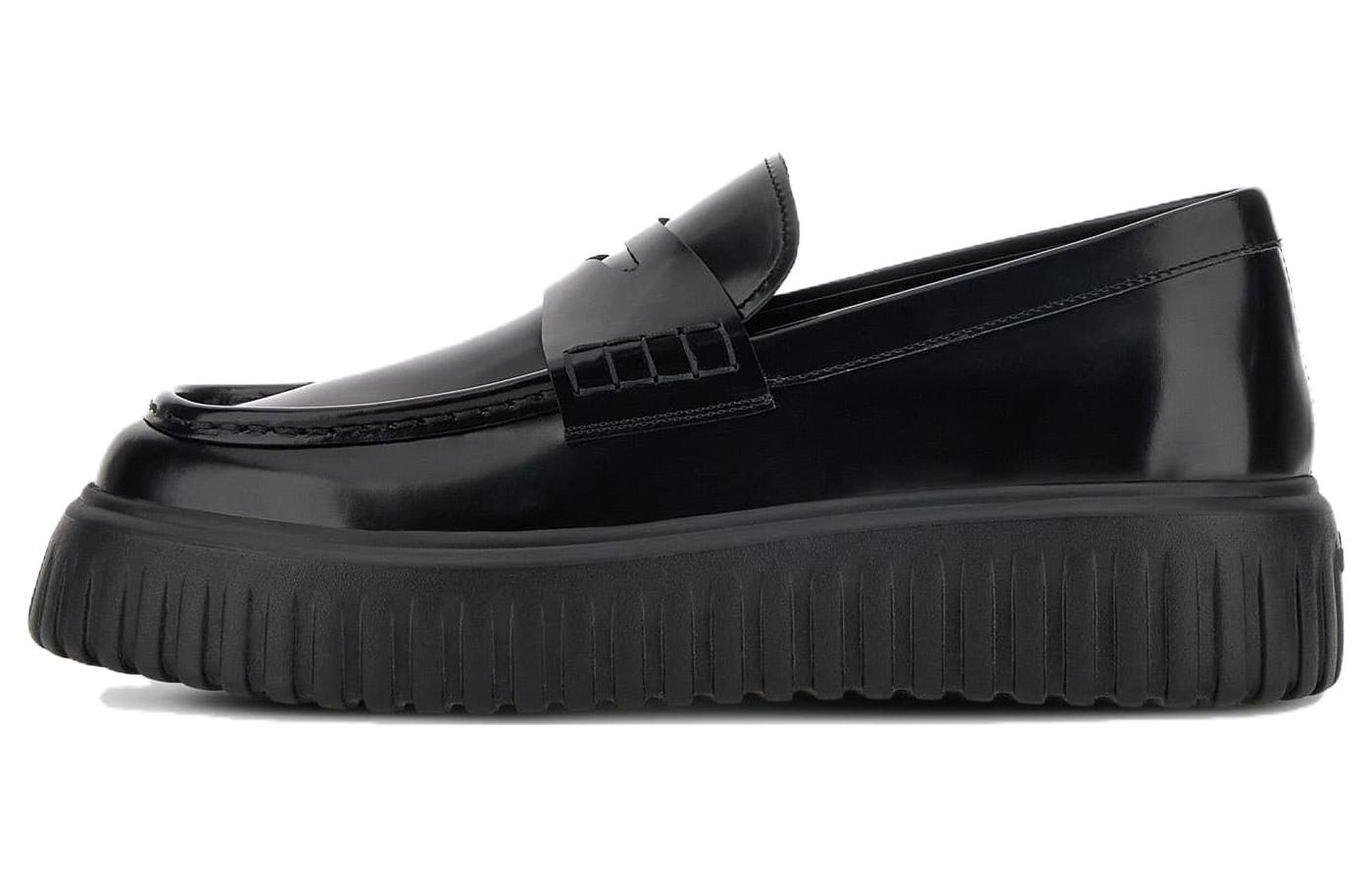 

Кожаные лоферы с полосками H HOGAN, Original Shoe Box Included