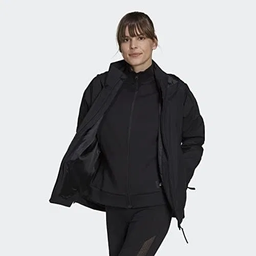 Куртка женская RAIN.RDY, adidas, Black — фото 2