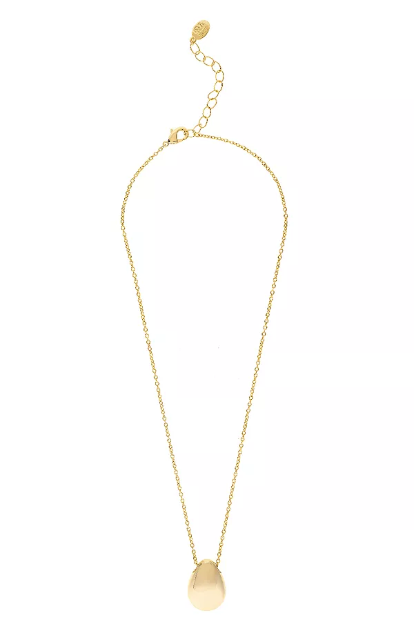 

Полированная подвеска в форме большой капли Rivka Friedman, gold