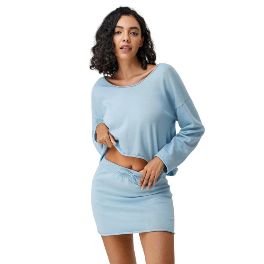 

Женская хлопковая мини-юбка Bellemere Bellemere New York, Blue