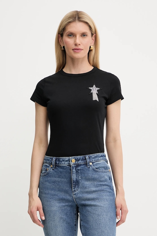 

Хлопковая футболка c_endora_1 BOSS Orange, черный