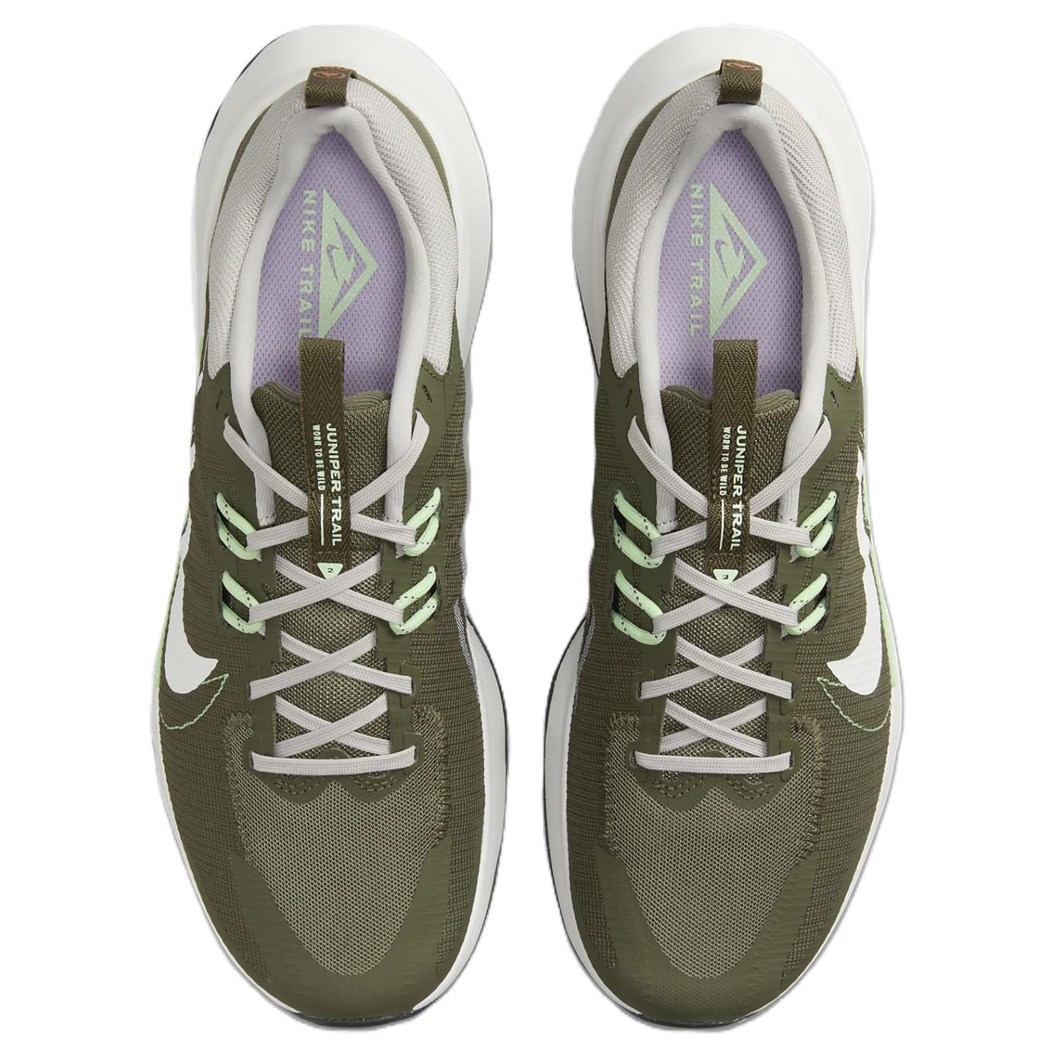Juniper Trail 2 Medium Olive Light Iron Ore Lilac Bloom Summit White Nike, White Green — фото 4