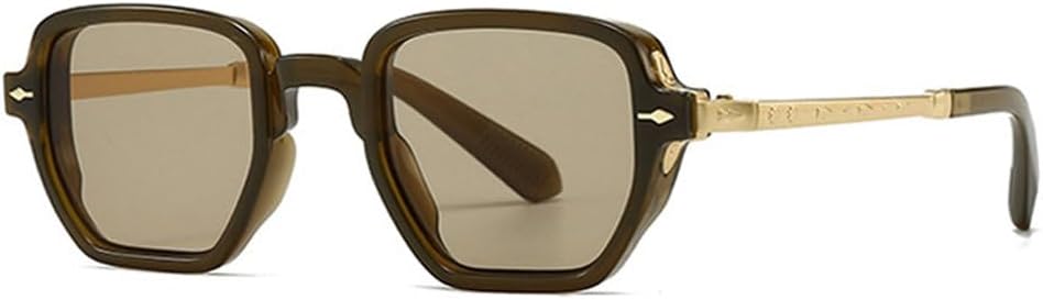 

Солнцезащитные очки MUTYNE Retro Rivets для женщин, роскошные, с градиентным переходом цвета, защита от УФ-излучения UV400, модные солнцезащитные очки для мужчин, Olive Green Green