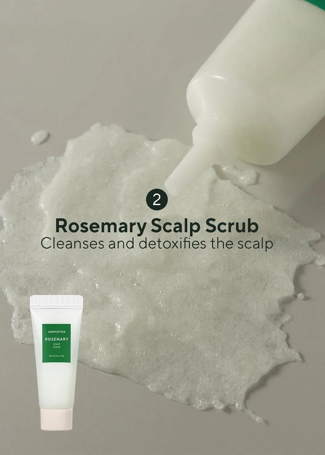 Дорожный набор AROMATICA Rosemary Scalp Scaling Trial Kit Aromatica — фото 4