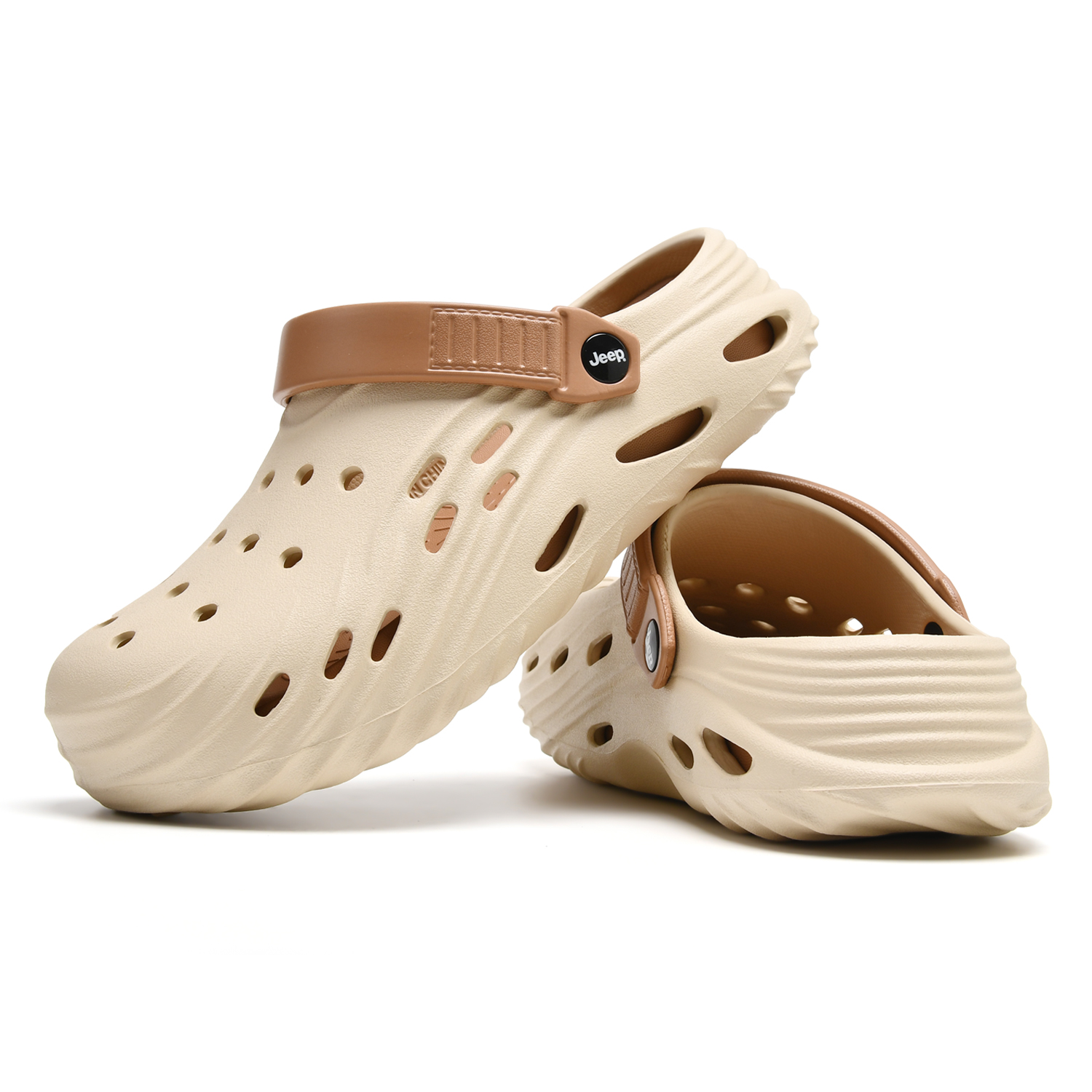 Jeep EVA Clogs мужские цвета khaki brown — фото 4