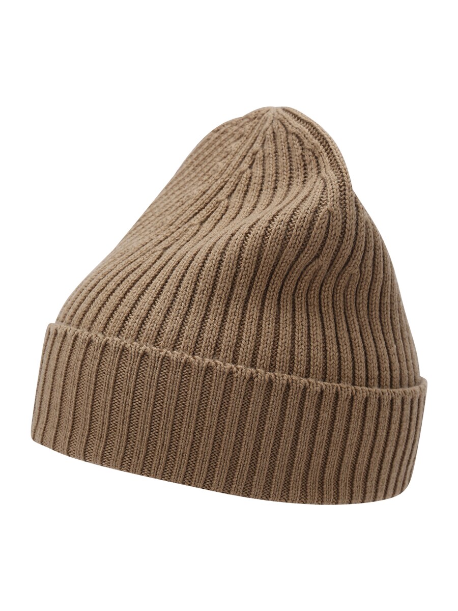 

Шапка LACOSTE Beanie, коричневый