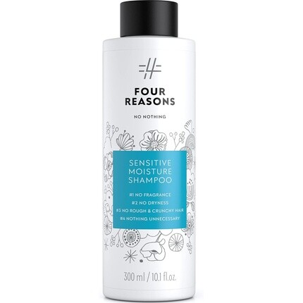 FOUR REASONS No Nothing Sensitive Moisture Shampoo Парфюмированный увлажняющий шампунь для сухих и поврежденных волос 300мл