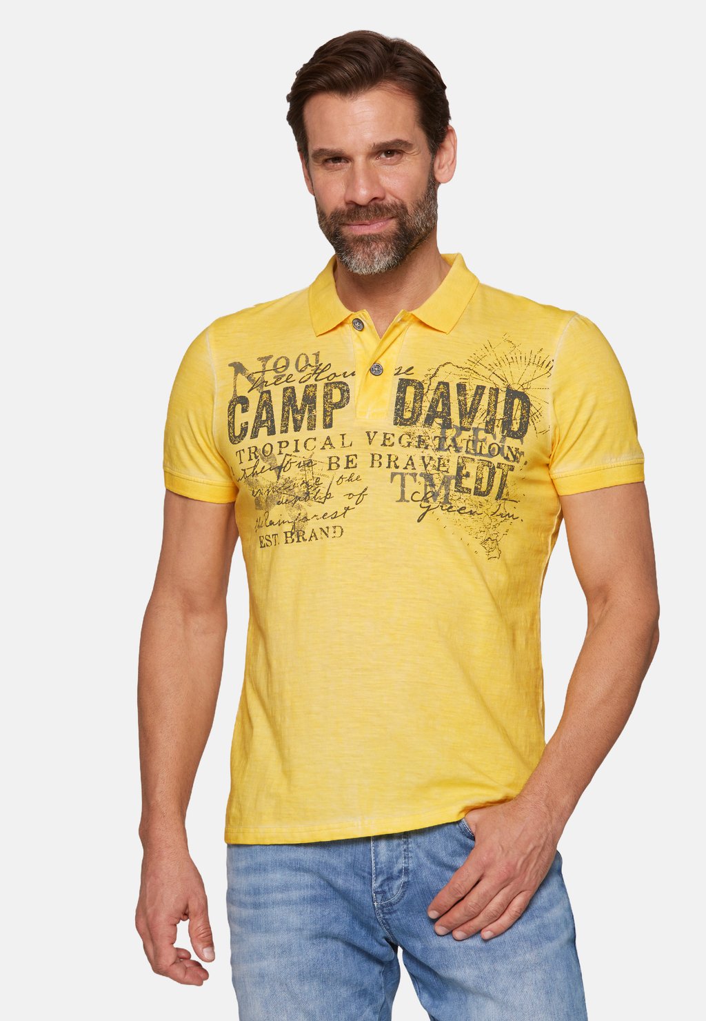 

Рубашка поло Camp David, желтый