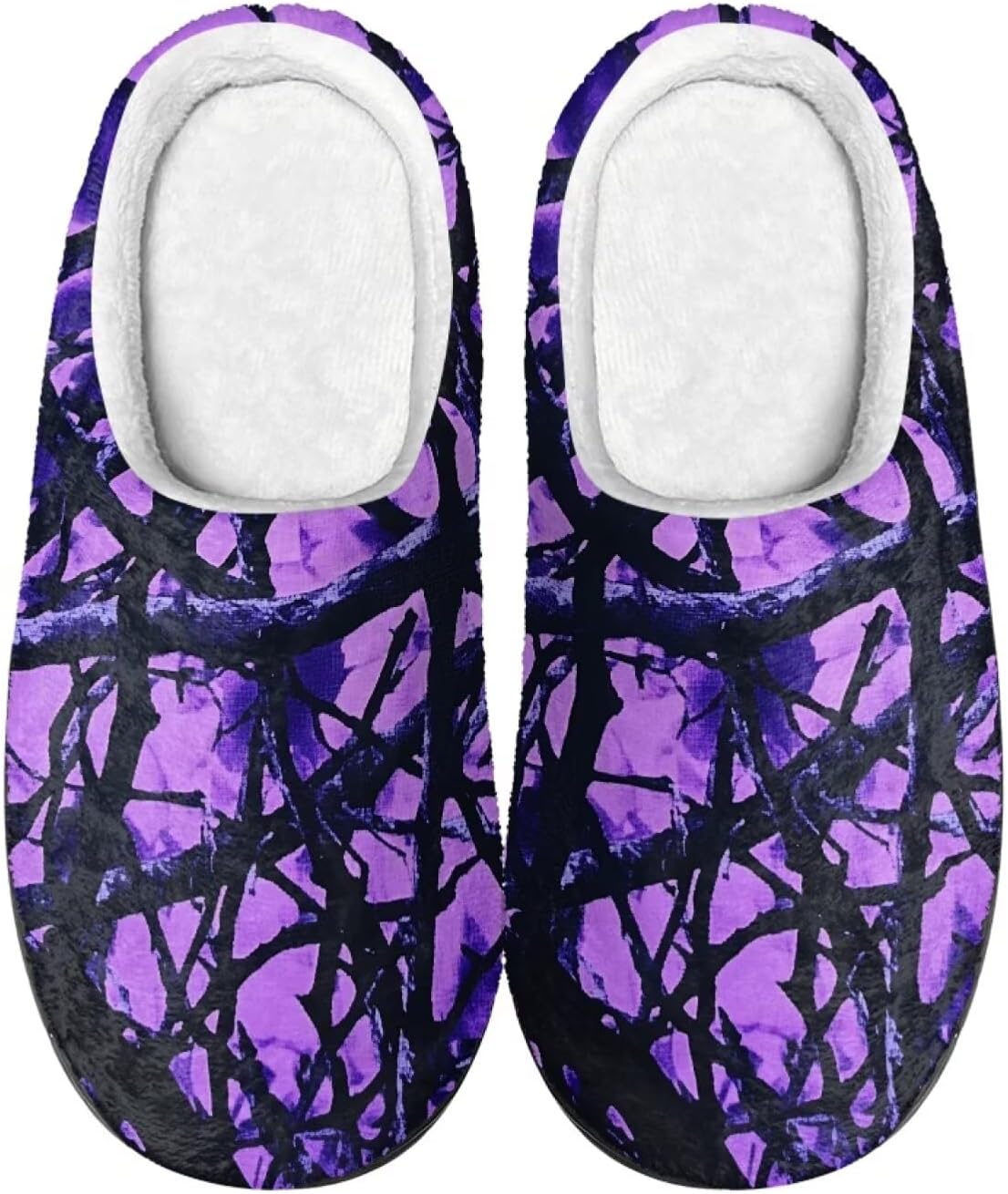 

Уютные тапочки, мягкие и удобные, с нескользящей подошвой, для женщин и мужчин, домашняя обувь, обувь для спальни Cadowhimsy, пурпурный