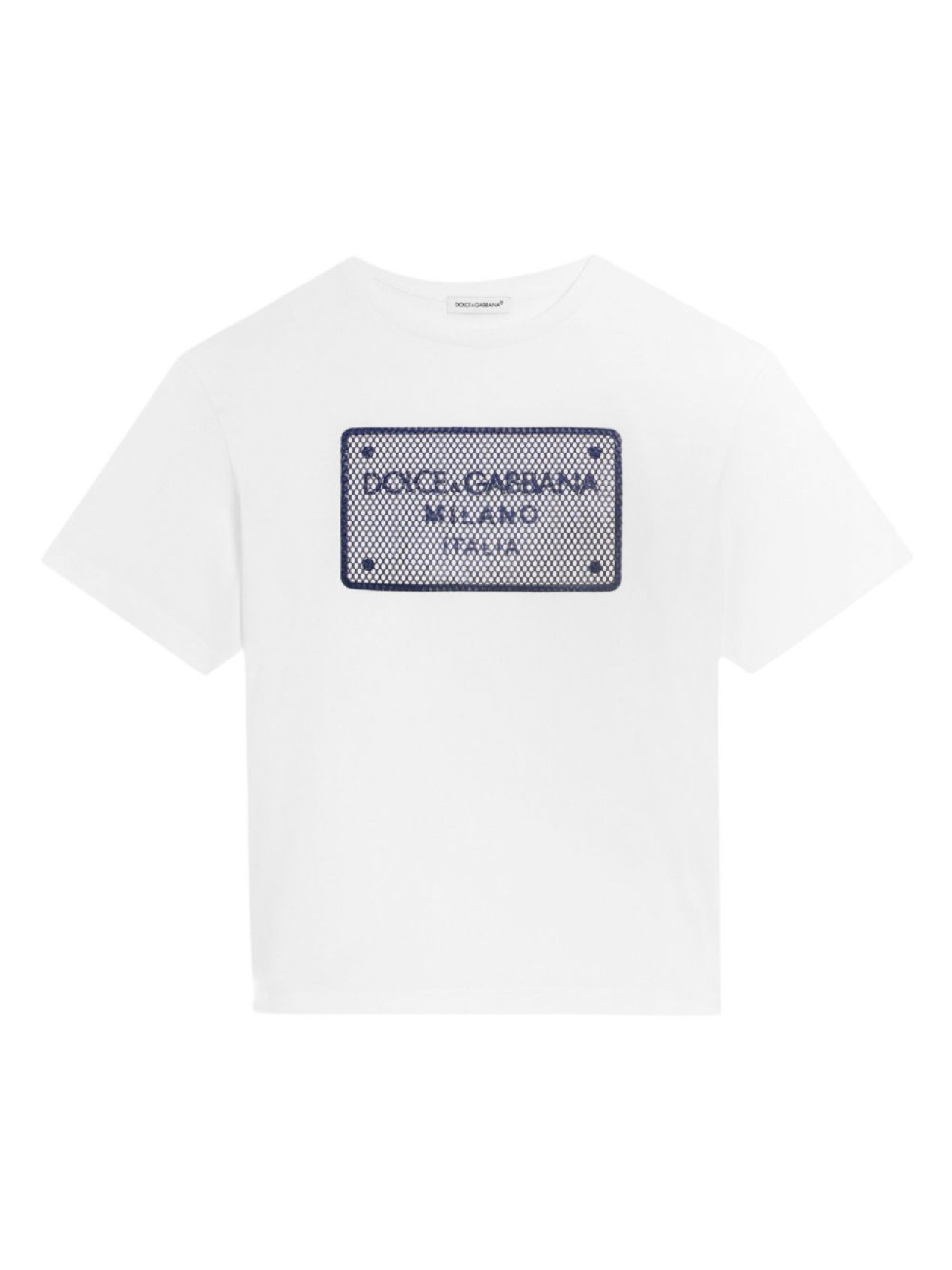

Dolce & Gabbana Kids футболка с логотипом, белый