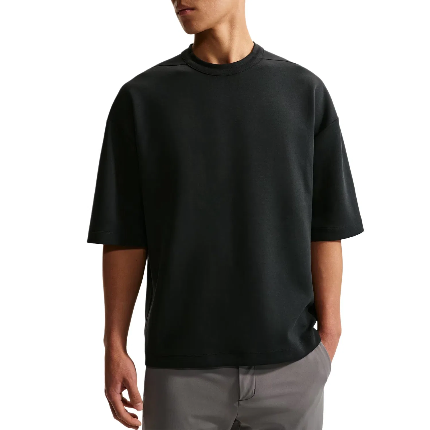 Футболка Dri Fit Quick Dry мужская Nike, Black/Black/Dark Smoke Gray