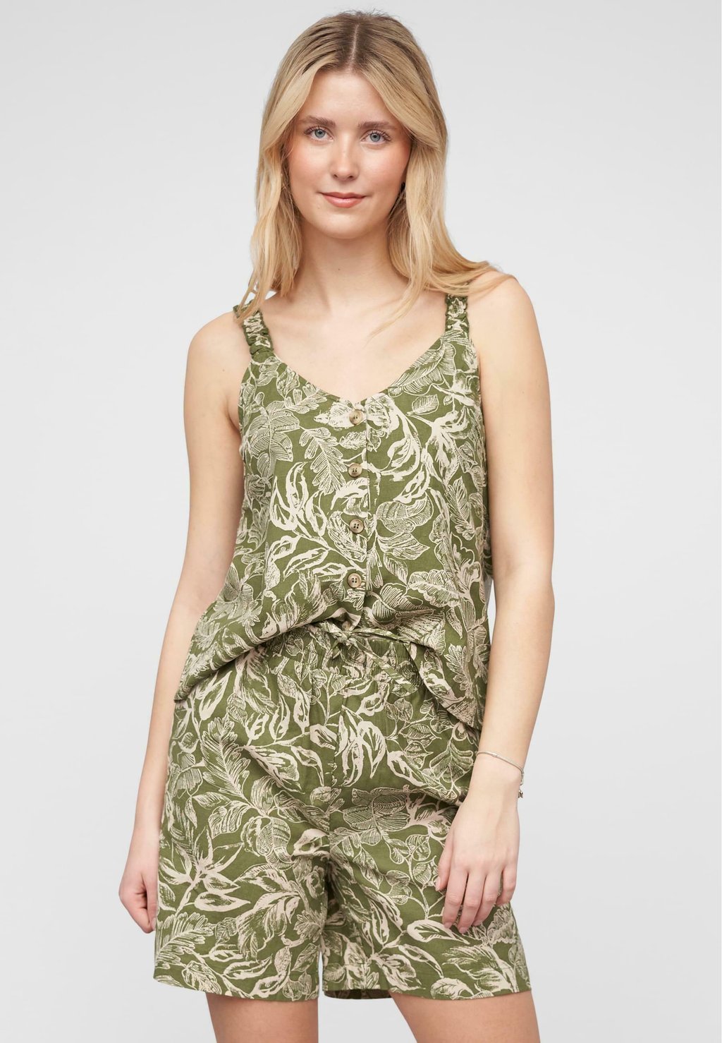 

Блуза VIETNI TIA FRILL STRAP VILA, бежевый