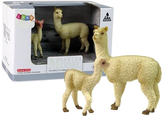 

Набор из 2 фигурок ламы и молодых лам.Животные мира Lean Toys