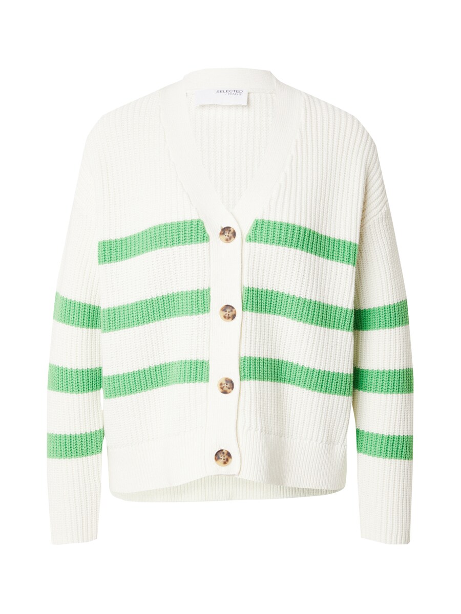 

Вязаный кардиган SELECTED FEMME BLOOMIE, белый