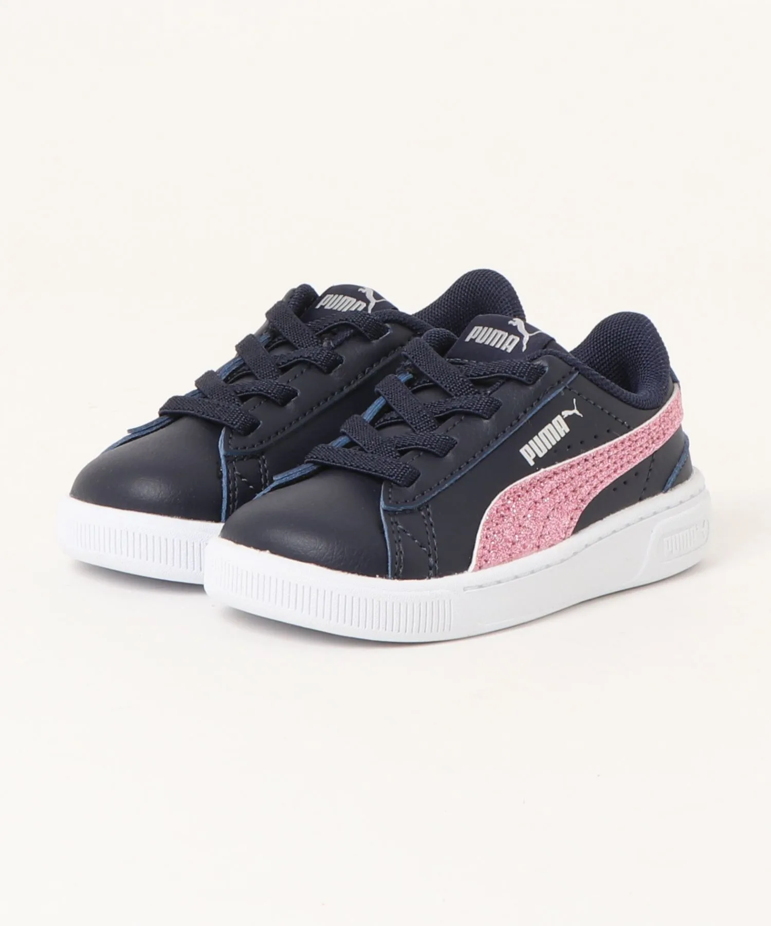 Детские кроссовки с блестящими полосами V3 Grits FS AC PUMA синие