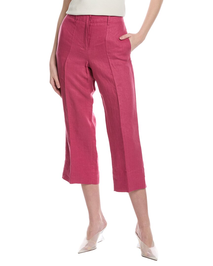 

Льняные брюки S Max Mara Rebecca, фиолетовый