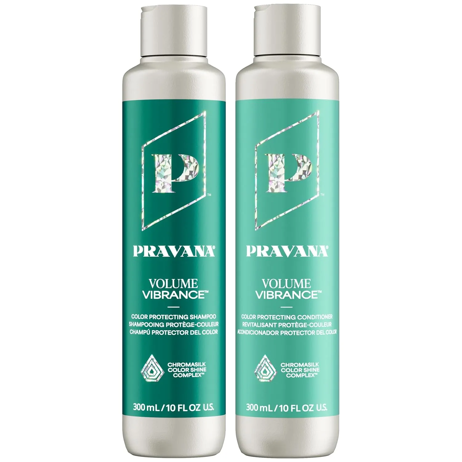 Шампунь Pravana Volume Vibrance для придания легкого объема и пышности тонким окрашенным волосам, укрепляет, утолщает, уменьшает ломкость, Chromasilk усиливает блеск и защиту, Vegan