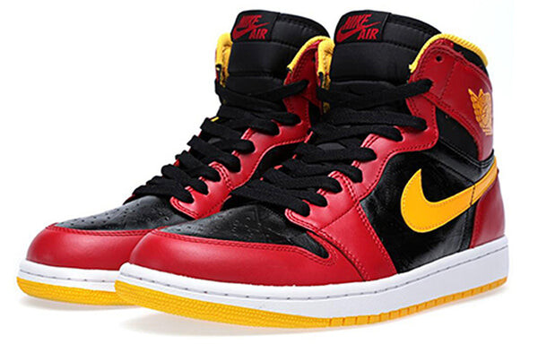 Кроссовки 1 ретро высокие og Air Jordan, черный — фото 3