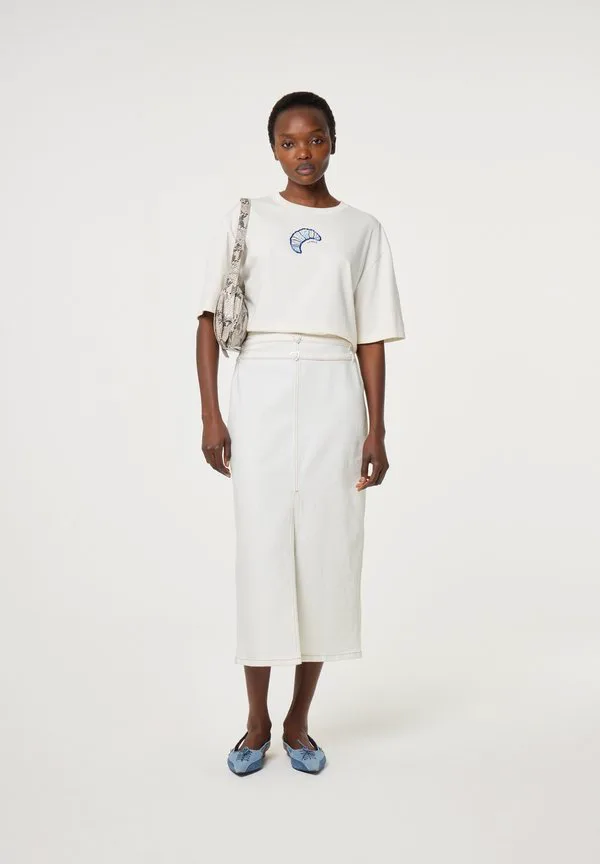 

Футболка с принтом бенджа Fabienne Chapot, Cream White, Белый, Футболка с принтом бенджа Fabienne Chapot, Cream White