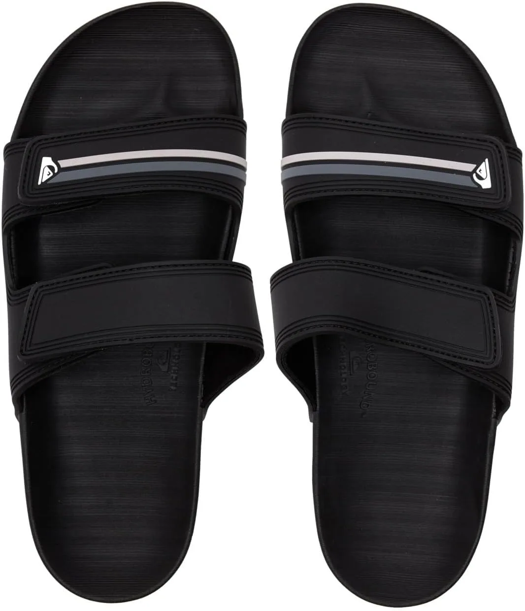Сандалии Quiksilver Men's Rivi Double ADJ, черный/серый — фото 4