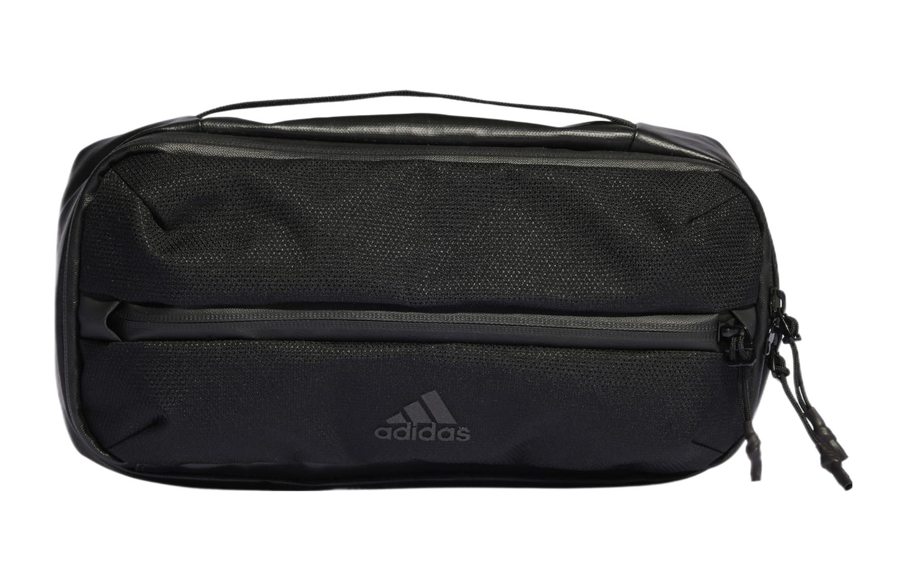 

Adidas Полиэстеровая поясная сумка через плечо кроссбоди унисекс черный серый светоотражающий серебристый, Black & Gray & Reflective Silver