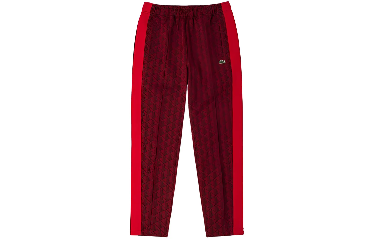 Спортивные штаны LACOSTE SS22 Dark Red Print