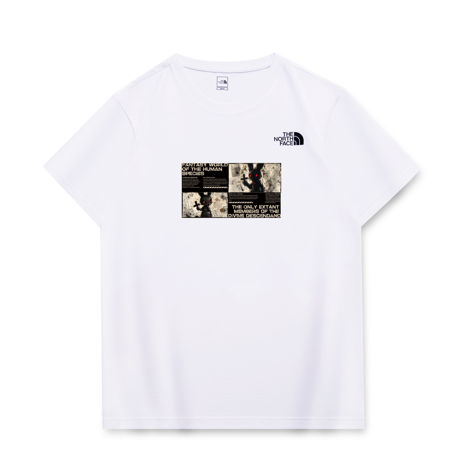 

THE NORTH FACE Футболка унисекс белая, Белый, THE NORTH FACE Футболка унисекс белая